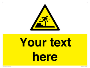 Custom warning Submerged step or steps